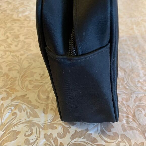 J Ferrar Square Top Handle Black Nylon Satchel Handbag - Picture 4 of 7